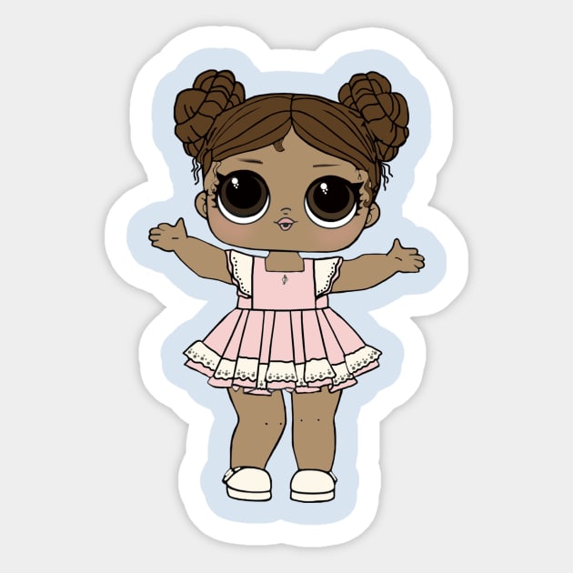 Poppy Doll Sticker by ModernMae